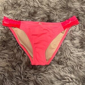 Victoria's Secret Pink and Red Bikini Bottom